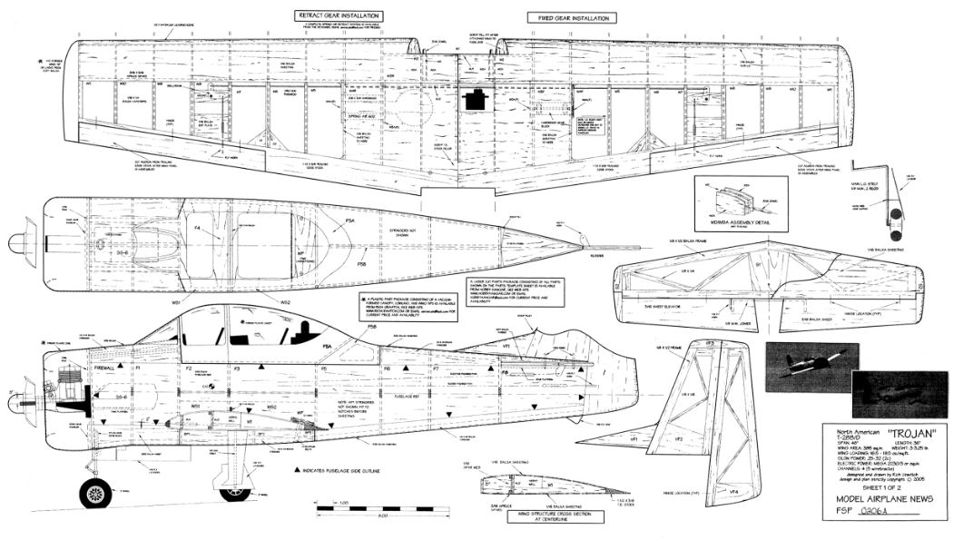 Model Airplane News - RC Airplane News | Compact T-28 Trojan